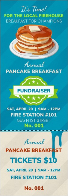 Pancake Stack Event Ticket Product Front