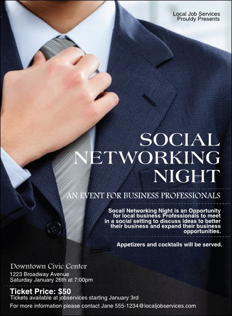 Social Networking Invitation Product Front