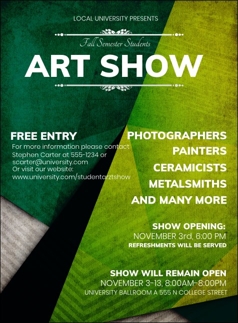 Abstract Invitation Product Front