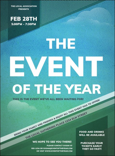 All Purpose Clouds Invitation Product Front