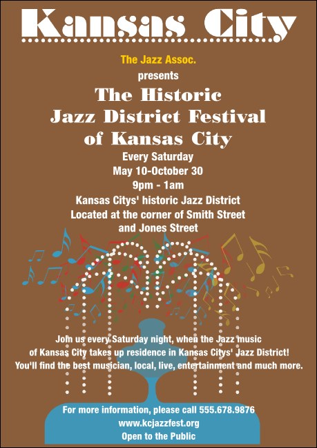 Kansas City Club Flyer Product Front