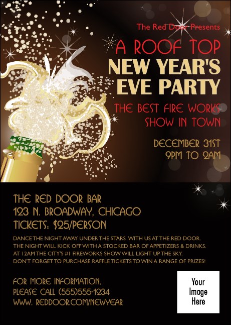 Champagne Bistro Club Flyer