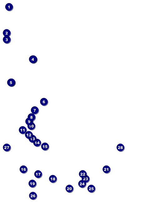 Holiday Ornament Club Flyer Front Field Markers