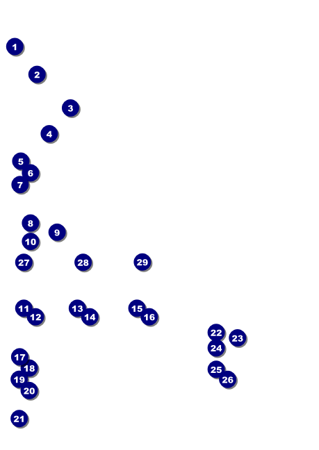 Comedy Retro Microphone Club Flyer Front Field Markers