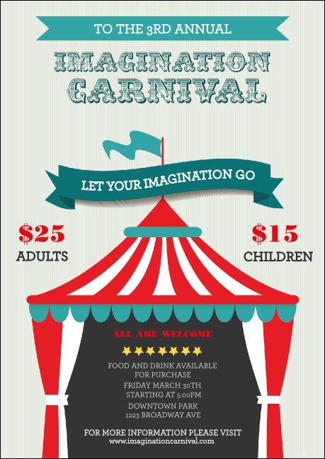 Carnival Monkey Club Flyer